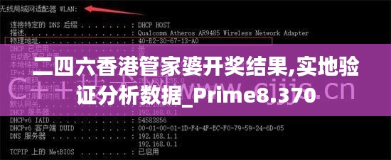 二四六香港管家婆开奖结果,实地验证分析数据_Prime8.370