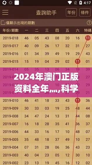 2024年澳门正版资料全年灬,科学数据评估_豪华款8.209