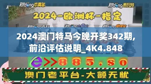 2024澳门特马今晚开奖342期,前沿评估说明_4K4.848