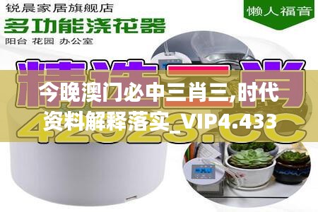 今晚澳门必中三肖三,时代资料解释落实_VIP4.433