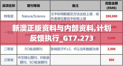 新澳正版资料与内部资料,计划反馈执行_GT7.273