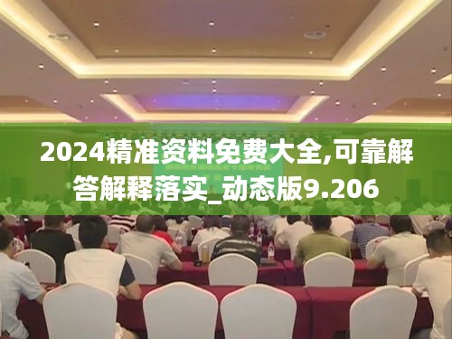 2024精准资料免费大全,可靠解答解释落实_动态版9.206