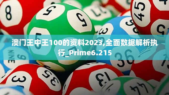 澳门王中王100的资料2023,全面数据解析执行_Prime6.215