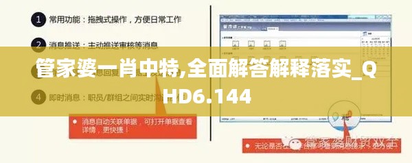 管家婆一肖中特,全面解答解释落实_QHD6.144