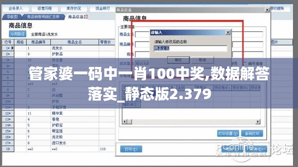 管家婆一码中一肖100中奖,数据解答落实_静态版2.379