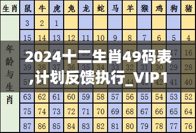 2024十二生肖49码表,计划反馈执行_VIP1.948