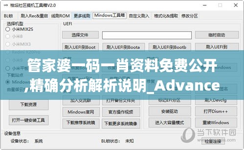 管家婆一码一肖资料免费公开,精确分析解析说明_Advance3.198