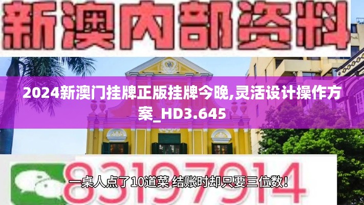 2024新澳门挂牌正版挂牌今晚,灵活设计操作方案_HD3.645