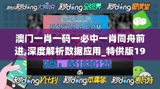 澳门一肖一码一必中一肖同舟前进,深度解析数据应用_特供版19.538