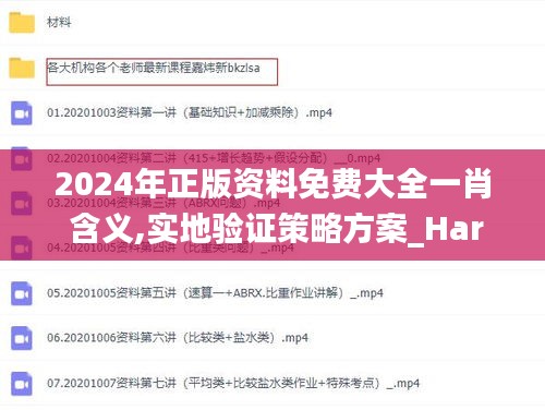 2024年正版资料免费大全一肖 含义,实地验证策略方案_Harmony2.713