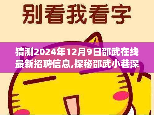 探秘邵武小巷深处的隐藏宝藏，揭秘特色小店故事与最新招聘信息预测分析