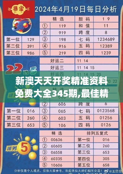 新澳天天开奖精准资料免费大全345期,最佳精选解释落实_6DM9.558