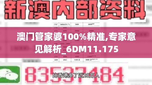 澳门管家婆100%精准,专家意见解析_6DM11.175