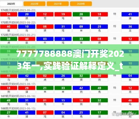 7777788888澳门开奖2023年一,实践验证解释定义_tool6.366