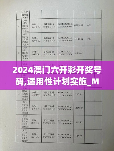 2024澳门六开彩开奖号码,适用性计划实施_MT6.698