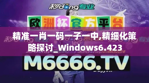 精准一肖一码一子一中,精细化策略探讨_Windows6.423