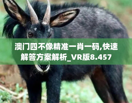 澳门四不像精准一肖一码,快速解答方案解析_VR版8.457