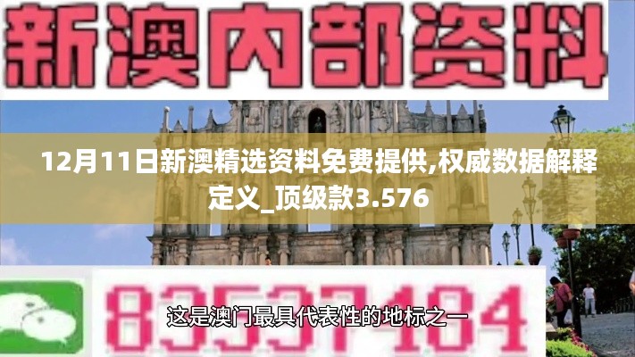 12月11日新澳精选资料免费提供,权威数据解释定义_顶级款3.576