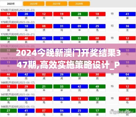 2024今晚新澳门开奖结果347期,高效实施策略设计_PT2.490