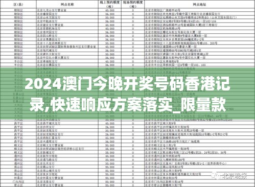 2024澳门今晚开奖号码香港记录,快速响应方案落实_限量款9.437