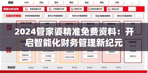 2024管家婆精准免费资料：开启智能化财务管理新纪元