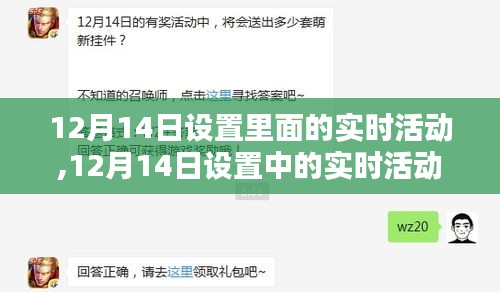 12月14日设置中的实时活动，价值解析与洞察