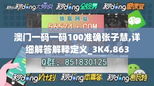 澳门一码一码100准确张子慧,详细解答解释定义_3K4.863