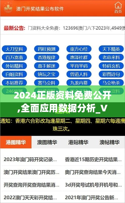 2024正版资料免费公开,全面应用数据分析_V28.335