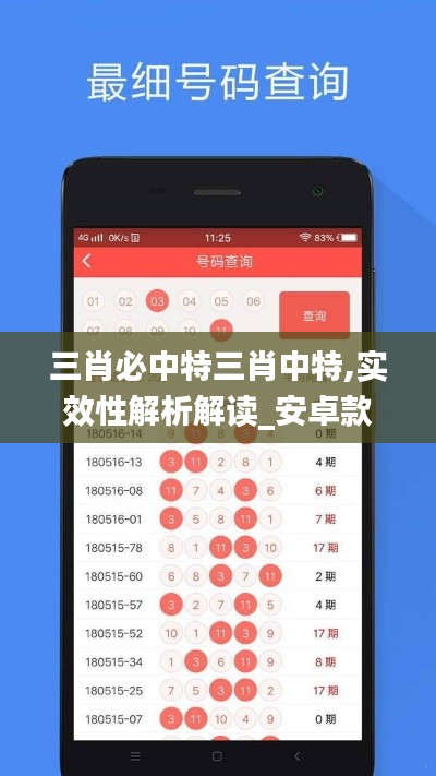 三肖必中特三肖中特,实效性解析解读_安卓款3.120