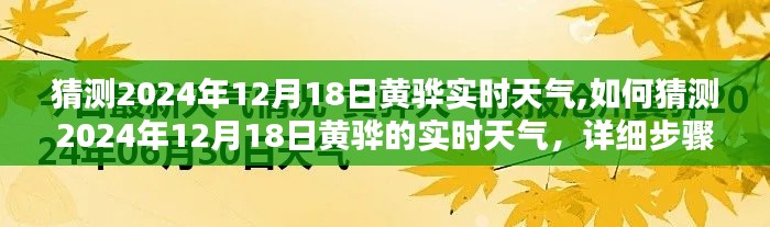 如何预测黄骅市未来天气，详细步骤指南与猜测黄骅市天气情况（2024年12月18日）