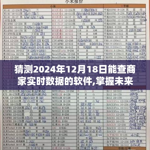 掌握未来，2024年商家实时数据查询软件使用详解与预测