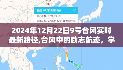 台风中的力量与自信，2024年台风实时路径与励志航迹