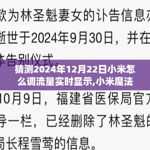 小米魔法日探索，流量实时显示探秘之旅，温馨探秘之旅开启于2024年12月22日