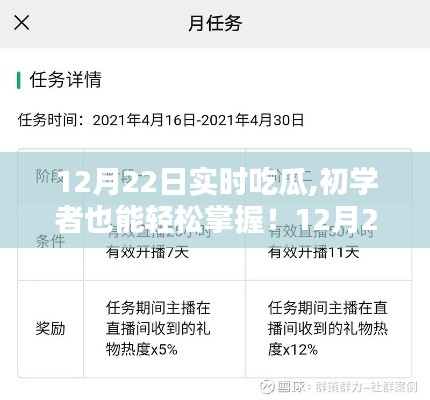 初学者轻松掌握！12月22日实时吃瓜任务完成指南