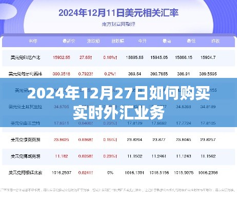 2024年12月27日外汇实时交易购买指南