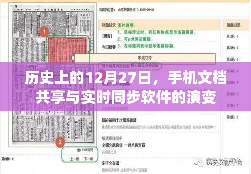 历史上的手机文档共享与实时同步软件的演变