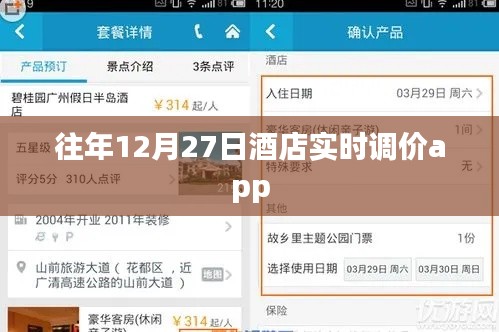 「往年12月27日酒店实时调价软件」应用介绍