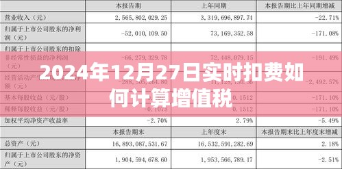 实时扣费增值税计算指南，2024年12月27日操作指南