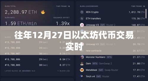 以太坊代币交易实时动态，历年12月27日数据解析