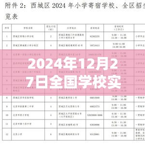 全国学校实时开学时间表（2024年12月27日更新）