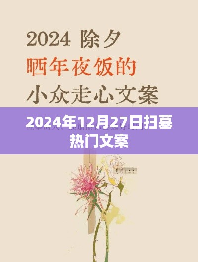 2024年扫墓温馨文案，纪念逝去亲人的深情寄语