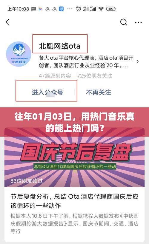 热门音乐能否助力上热门？揭秘背后的秘密