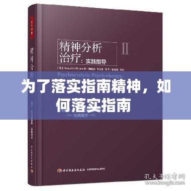 为了落实指南精神，如何落实指南 