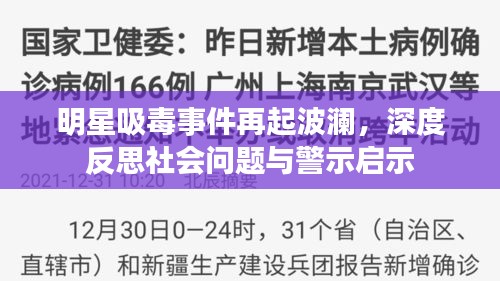 明星吸毒事件再起波澜，深度反思社会问题与警示启示