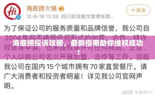 海底捞投诉攻略，最新指南助你维权成功！