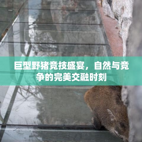 巨型野猪竞技盛宴，自然与竞争的完美交融时刻