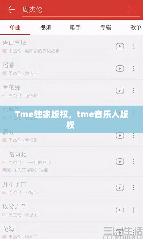 Tme独家版权，tme音乐人版权 