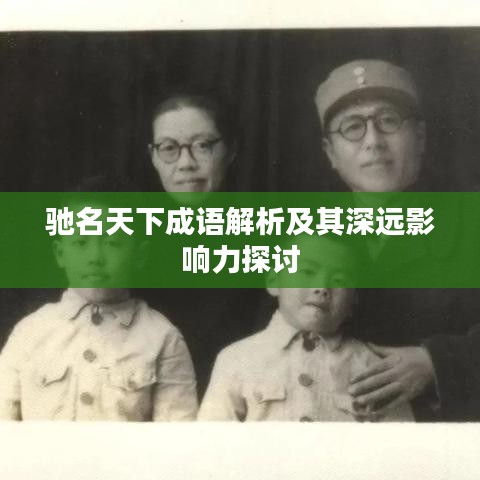 驰名天下成语解析及其深远影响力探讨