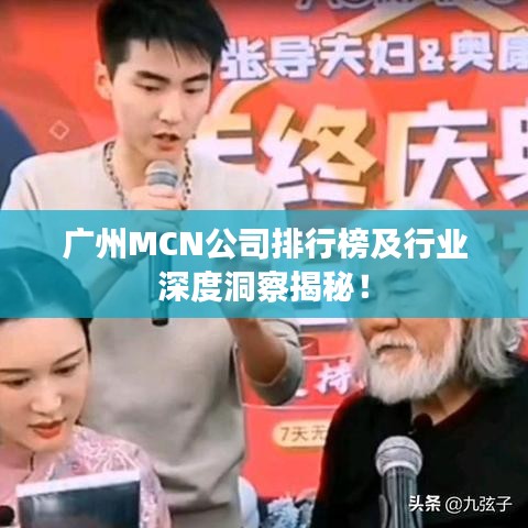 广州MCN公司排行榜及行业深度洞察揭秘！