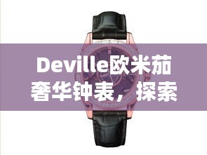 Deville欧米茄奢华钟表，探索价格与价值的极致魅力